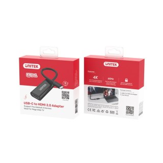 Adapter USB-C - HDMI 2.0 4K 60Hz; M/F; V1421A Unitek