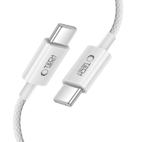 Kabel przewód USB-C PD 60W 3A 100 cm - szary Tech-Protect