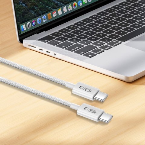 Kabel przewód USB-C PD 60W 3A 100 cm - szary Tech-Protect
