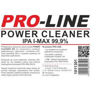 POWER CLEANER IPA zestaw do czyszczenia elektroniki optyki i monitorów PRO-LINE PRO-LINE