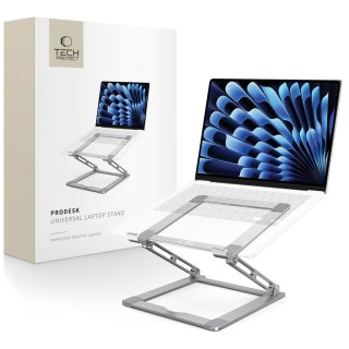 Podstawka uniwersalna rozkładana na laptop do 17'' - szara Tech-Protect