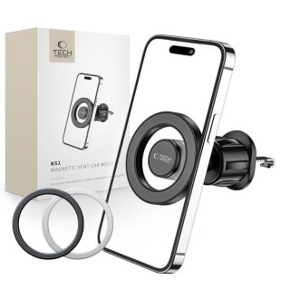Uchwyt samochodowy do telefonu na kratkę nawiewu z MagSafe N51 - czarny Tech-Protect
