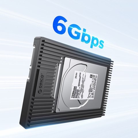 Adapter D2SS-6G przejściówka dysku 2.5'' na 3.5'' - czarny ORICO