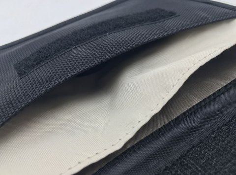 Etui antykradzieżowe na klucze samochodowe klatka Faradaya 20x11cm czarny HURTEL