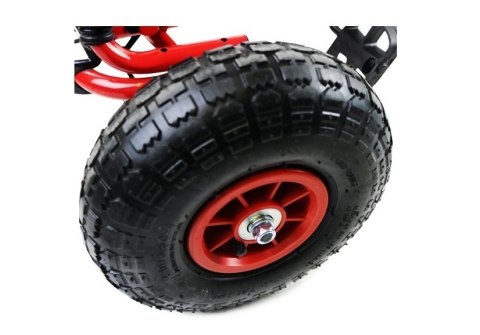 Gokart Czerwony A-15 Pompowane Koła LEAN CARS