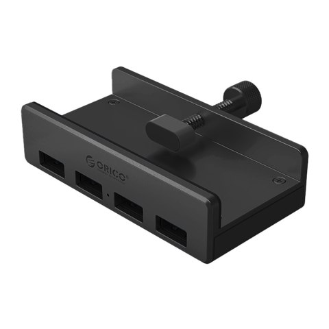 Hub rozdzielacz MH4PU na zacisk do biurka monitora 4x USB-A - czarny ORICO