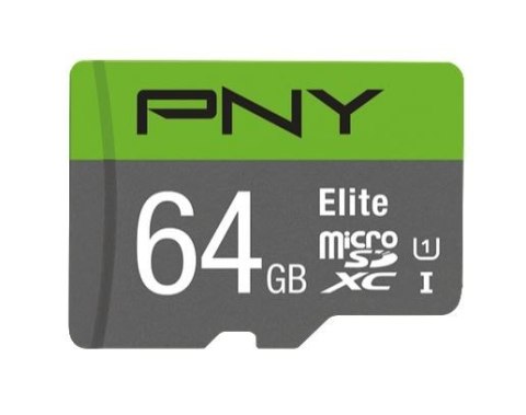 Karta pamięci MicroSDXC Elite 64GB P-SDUX64U185GW-GE PNY