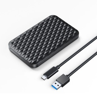 Kieszeń obudowa na dysk 2520C3-V1 2.5'' HDD / SSD USB-C 5Gb/s - czarna ORICO