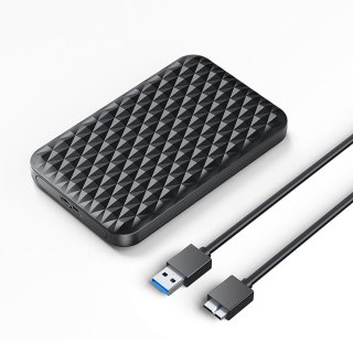 Kieszeń obudowa na dysk 2520U3-V1 2.5'' HDD / SSD USB Micro-B 5Gb/s - czarna ORICO