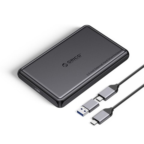 Kieszeń obudowa na dysk DDL25-C3 2.5'' HDD / SSD USB-C 5Gb/s - czarna ORICO