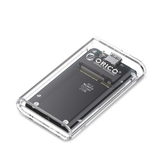 Kieszeń obudowa na dysk TC10-MS MSATA USB-C 5Gb/s - przezroczysta ORICO