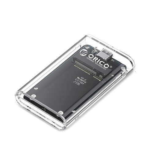 Kieszeń obudowa na dysk TC10-MS MSATA USB-C 5Gb/s - przezroczysta ORICO