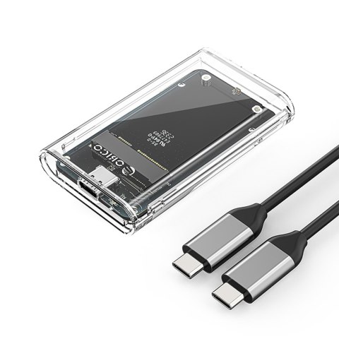 Kieszeń obudowa na dysk TC10-MS MSATA USB-C 5Gb/s - przezroczysta ORICO