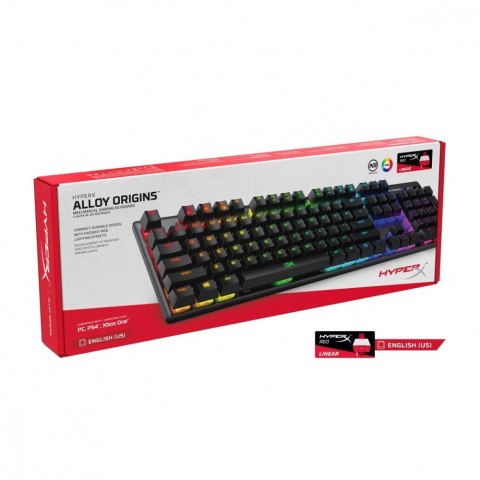 Klawiatura Alloy Origins czerwony przełącznik HyperX