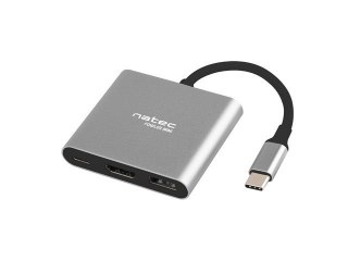Multi Port Fowler mini USB-C PD, USB 3.0, HDMI 4K Natec