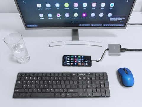 Multi Port Fowler mini USB-C PD, USB 3.0, HDMI 4K Natec