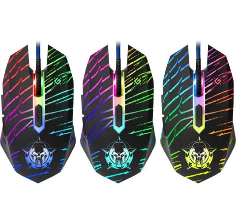 Mysz gamingowa przewodowa DARK AGENT GM-590L 12800 dpi 6P Defender