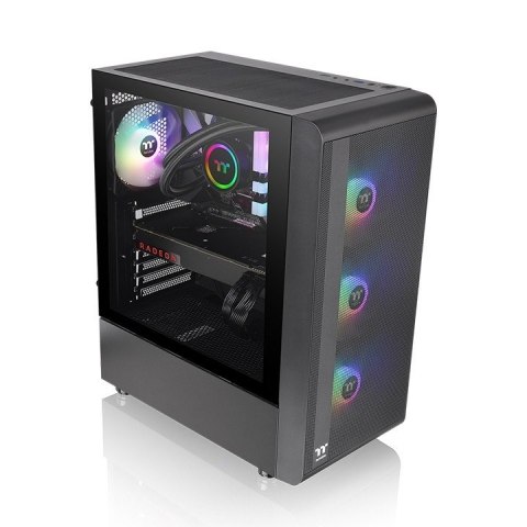 Obudowa - S200 Tempered Glass ARGBx3 Czarna Thermaltake