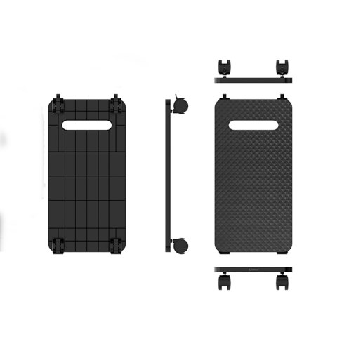 Podstawka CPB1 półka na komputer z kółkami - czarna ORICO