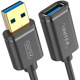 Przedłużacz USB 3.0, 1M, AM-AF; Y-C457GBK Unitek