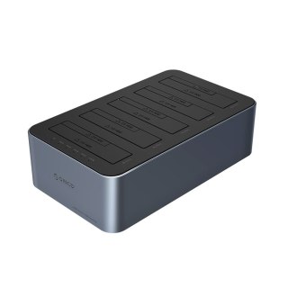 Stacja dokująca 6656C3-C z klonowaniem offline na 5 dysków 2.5'' / 3.5'' SATA HDD / SSD - szara ORICO
