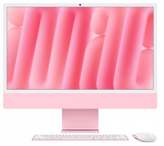 IMac 24 cale: M4 10/10, 24GB, 512GB SSD - Różowy Apple