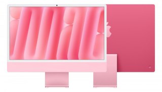 IMac 24 cale: M4 10/10, 24GB, 512GB SSD - Różowy Apple