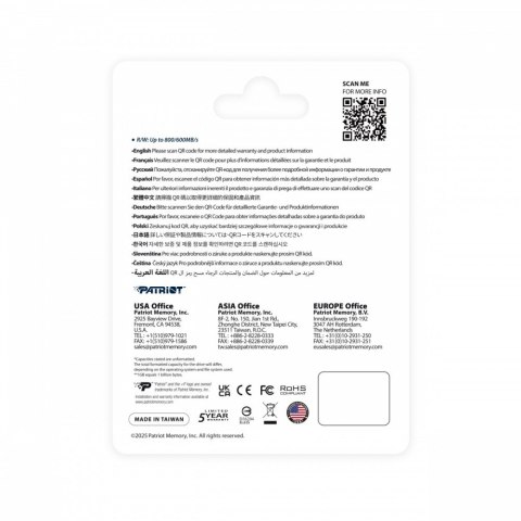 Karta microSDXC 1TB Express 800/600MB/s Nintendo Switch 2 Patriot