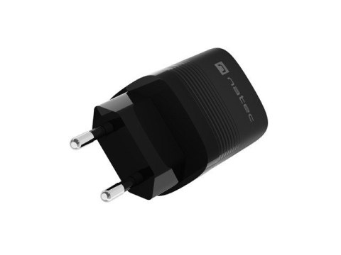 Ładowarka sieciowa Ribera GAN 1X USB-A + 1X USB-C 30W Czarna Natec