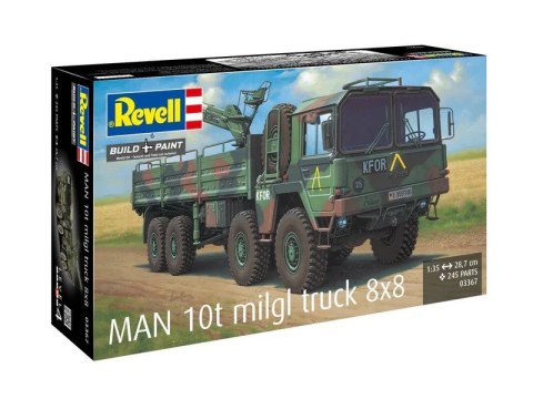 Model plastikowy Ciężarówka Man 10T Milgl 8x8 1/35 Revell