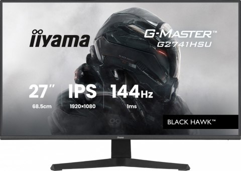 Monitor 27 cali G2741HSU-B1 IPS,FHD,144Hz,1ms,2xUSB, 350cd,HDMI,DP IIYAMA