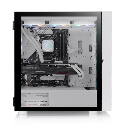 Obudowa - H570 Tempered Glass 3x12cm ARGB Snow Thermaltake