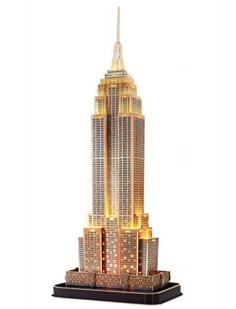Puzzle 3D 37 elementów Empire State Building Cubic Fun