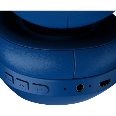 Słuchawki bezprzewodowe nauszne FREEMOTION B490 Niebieskie Defender