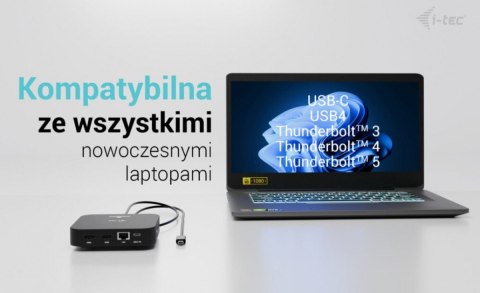 Stacja dokująca USB-C Dual HDMI Power Delivery 100W I-tec