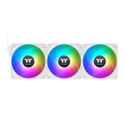 Wentylator - CT120 EX ARGB (3x120mm, PWM, łączenie magnetyczne) Biały Thermaltake