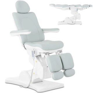 Fotel kosmetyczny podologiczny do tatuażu pedicure spa ROME - pistacjowy Physa
