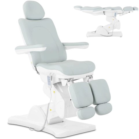 Fotel kosmetyczny podologiczny do tatuażu pedicure spa ROME - pistacjowy Physa
