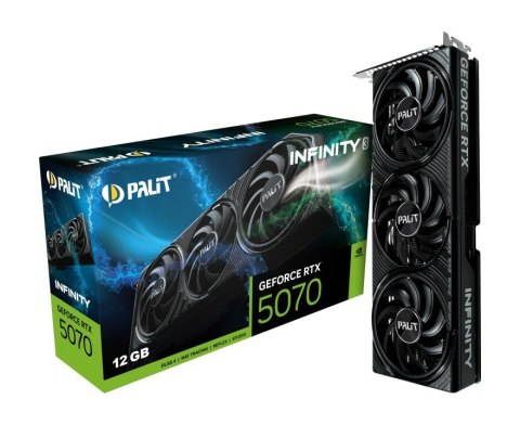 Karta graficzna GeForce RTX 5070 INFINITY 3 12GB GDDR7 192bit 3DP/HDMI Palit