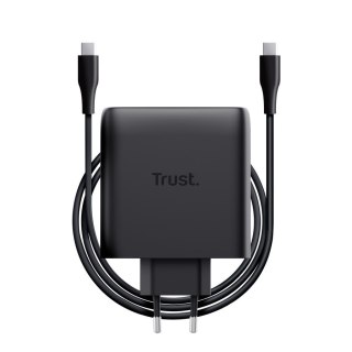 Ładowarka MAXO GaN 100W 2x USB-C czarna Trust