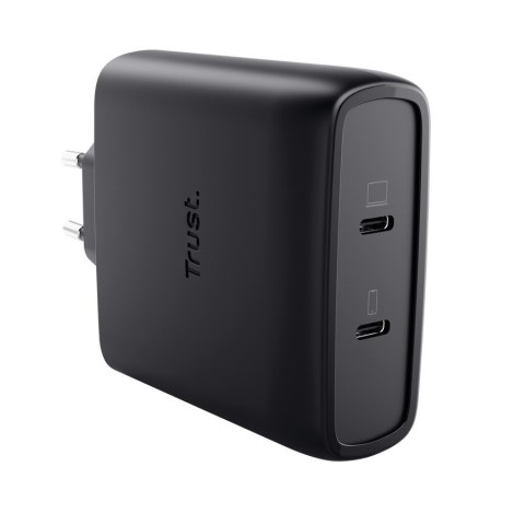 Ładowarka MAXO GaN 100W 2x USB-C czarna Trust
