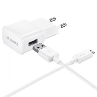 Ładowarka sieciowa Samsung USB-A 8W z kablem microUSB - biała SAMSUNG