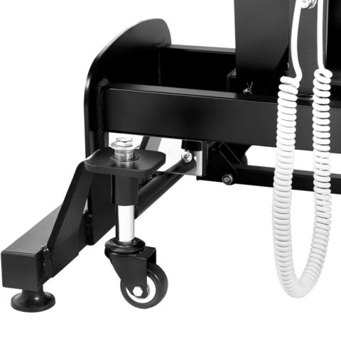 Łóżko stół kosmetyczny do masażu elektryczny 3 silniki 250 kg NANTES - czarny Physa