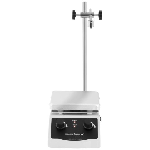 Mieszadło magnetyczne laboratoryjne ze stojakiem uchwytem 380C 2000 obr./min 120 x 120 mm Steinberg Systems
