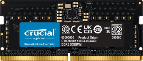 Pamięć do notebooka DDR5 SODIMM 8GB/5600 CL46 (16Gbit) Crucial