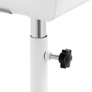 Podnóżek kosmetyczny do pedicure regulowana wysokość do 67 cm do 80 kg - biały Physa