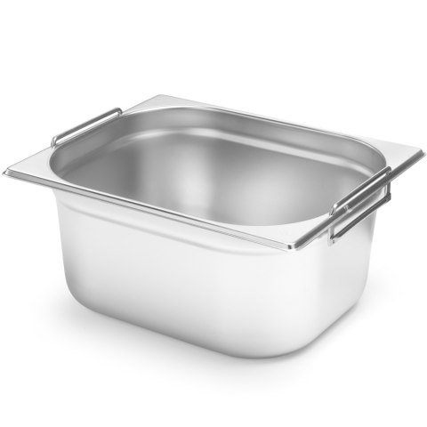 Pojemnik gastronomiczny GN 1/2 z chowanymi uchwytami 325x265x200mm 12.5L Hendi 817353 Hendi
