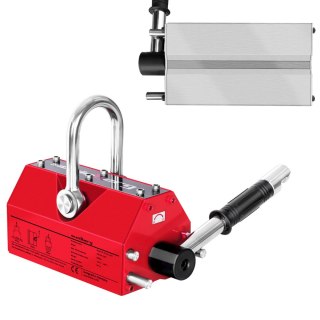 Ręczny podnośnik chwytak magnetyczny do blach i profili do 500kg Steinberg Systems