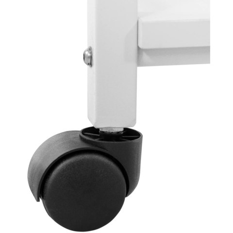 Wózek pomocnik kosmetyczny fryzjerski 1 szuflada 3 półki 47.5 x 40 x 85.5 cm biały Physa