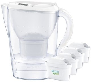 Dzbanek filtrujący 3,5l Marella XL + 4 wkłady Maxtra Pro Pure Performance biały Brita